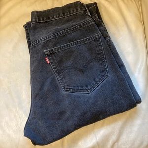 Vintage Levis 550 Black Jeans